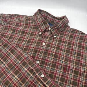 Ralph Lauren Men’s‎ XL Shirt Long Sleeve Multicolor Plaid Shirt